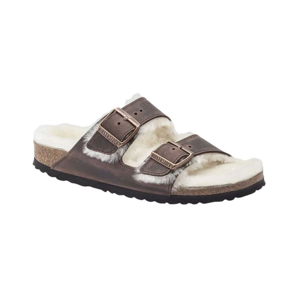 Birkenstock Arizona Shearling Leather Sandal